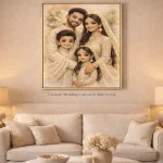 Customized Milestone Wedding Canvas – Our Special Date & Names Edition