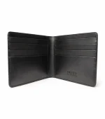 Premium Leather Wallet – Classic Grain Finish - Black - Image 2
