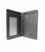 Premium Leather Long Wallet – Classic Edition -Black - Image 2